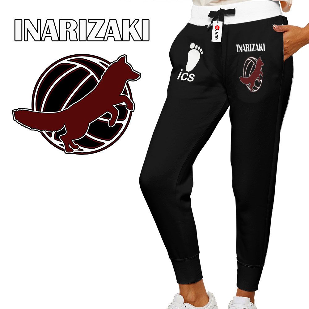 Inarizaki Uniform Joggers Custom Anime Haikyuu Sweatpants G01210