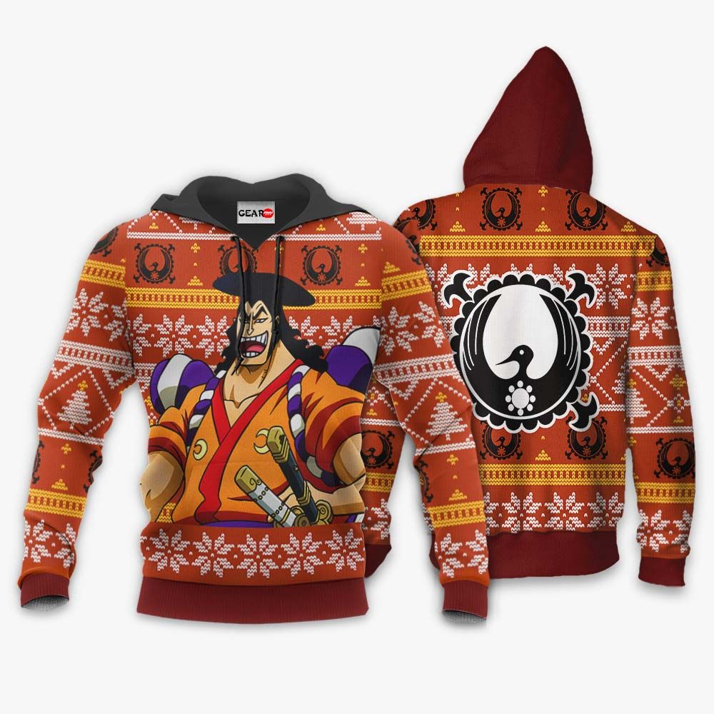 Kozuki Oden Ugly Christmas Sweater Custom One Piece Anime Xmas Gifts GO0110