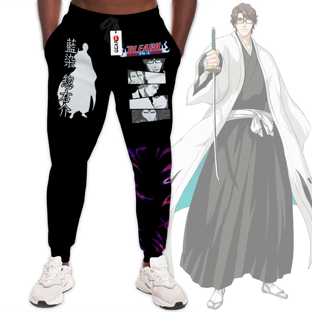 Aizen Sosuke Joggers Custom Anime Bleach Sweatpants G01210