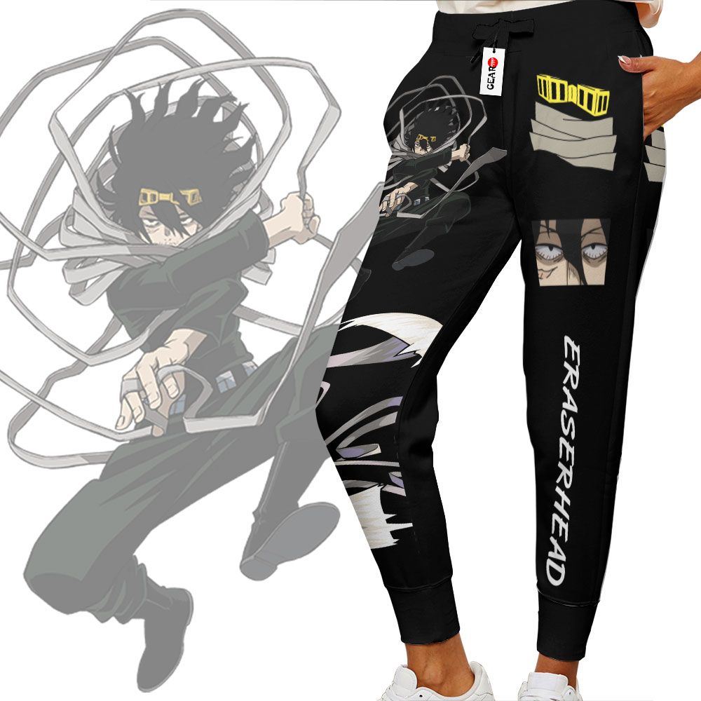 BNHA Shouta Aizawa Joggers Custom Anime My Hero Academia Sweatpants G01210