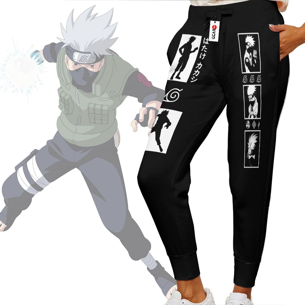 Hatake Kakashi Joggers Custom Anime Naruto Sweatpants Merch G01210