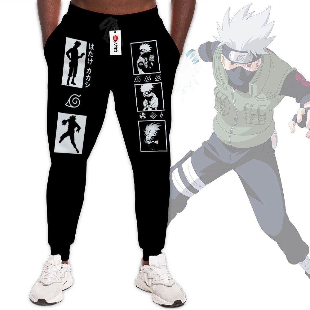 Hatake Kakashi Joggers Custom Anime Naruto Sweatpants Merch G01210