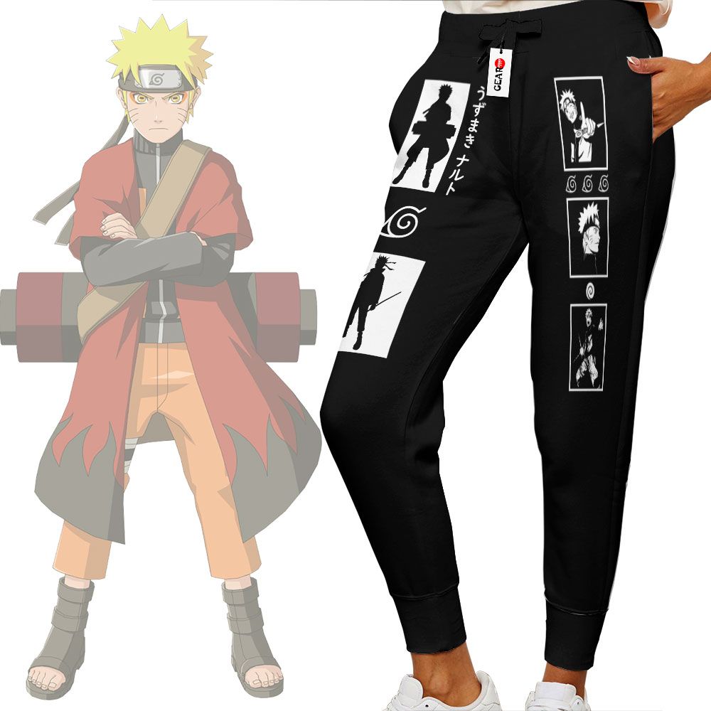 Uzumaki Naruto Joggers Custom Anime Naruto Sweatpants Merch G01210