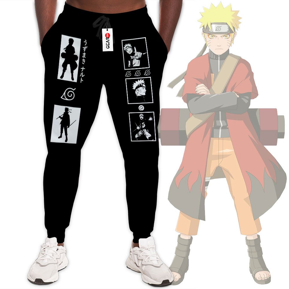 Uzumaki Naruto Joggers Custom Anime Naruto Sweatpants Merch G01210