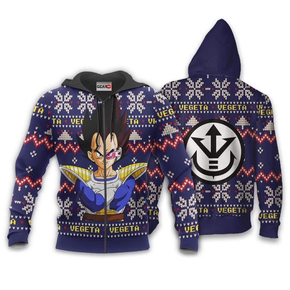 Prince Vegeta Christmas Sweater Custom Anime Dragon Ball Xmas Gifts GO0110