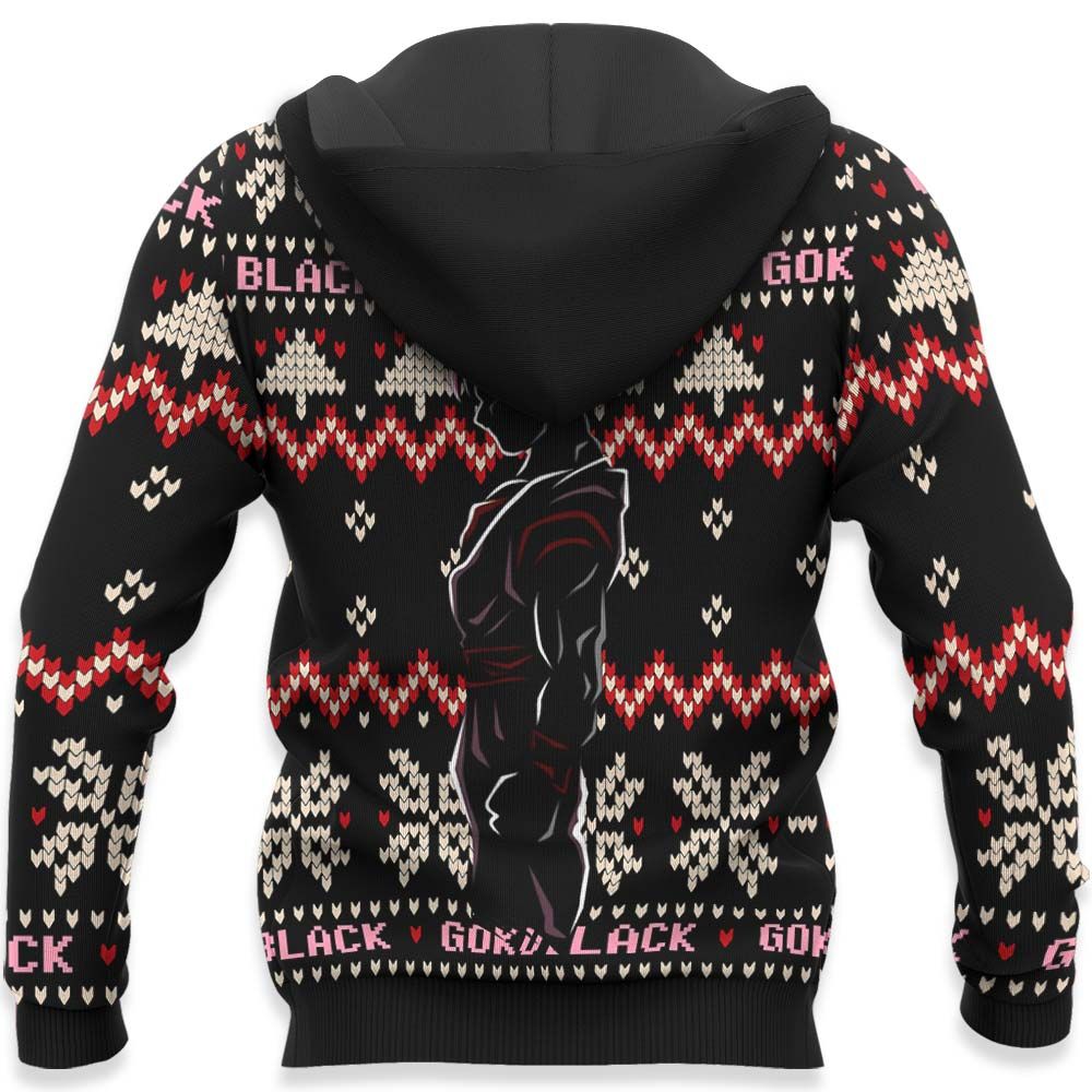 Goku Black Rose Christmas Sweater Custom Anime Dragon Ball Xmas Gifts GO0110