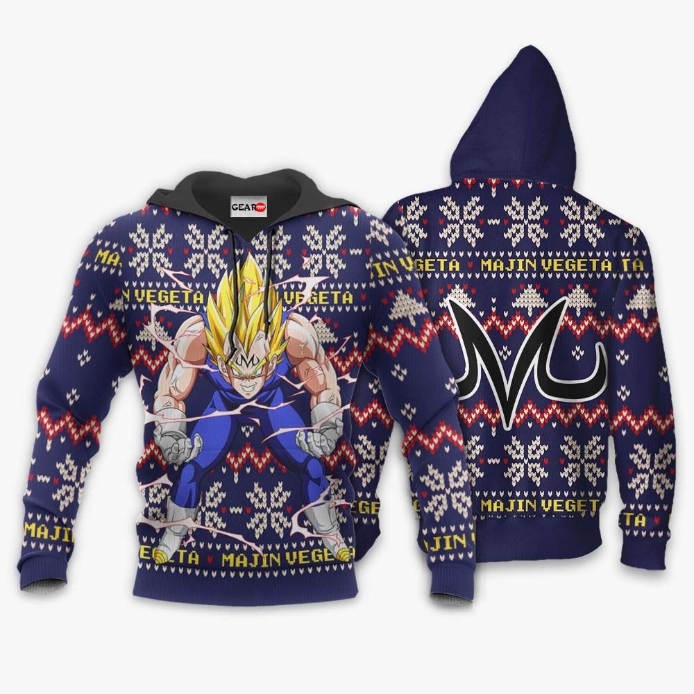 Majin Vegeta Christmas Sweater Custom Anime Dragon Ball Xmas Gifts GO0110