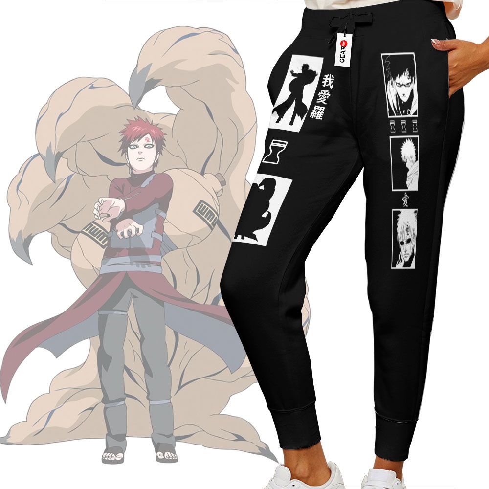 Gaara Joggers Custom Anime Naruto Sweatpants Merch G01210