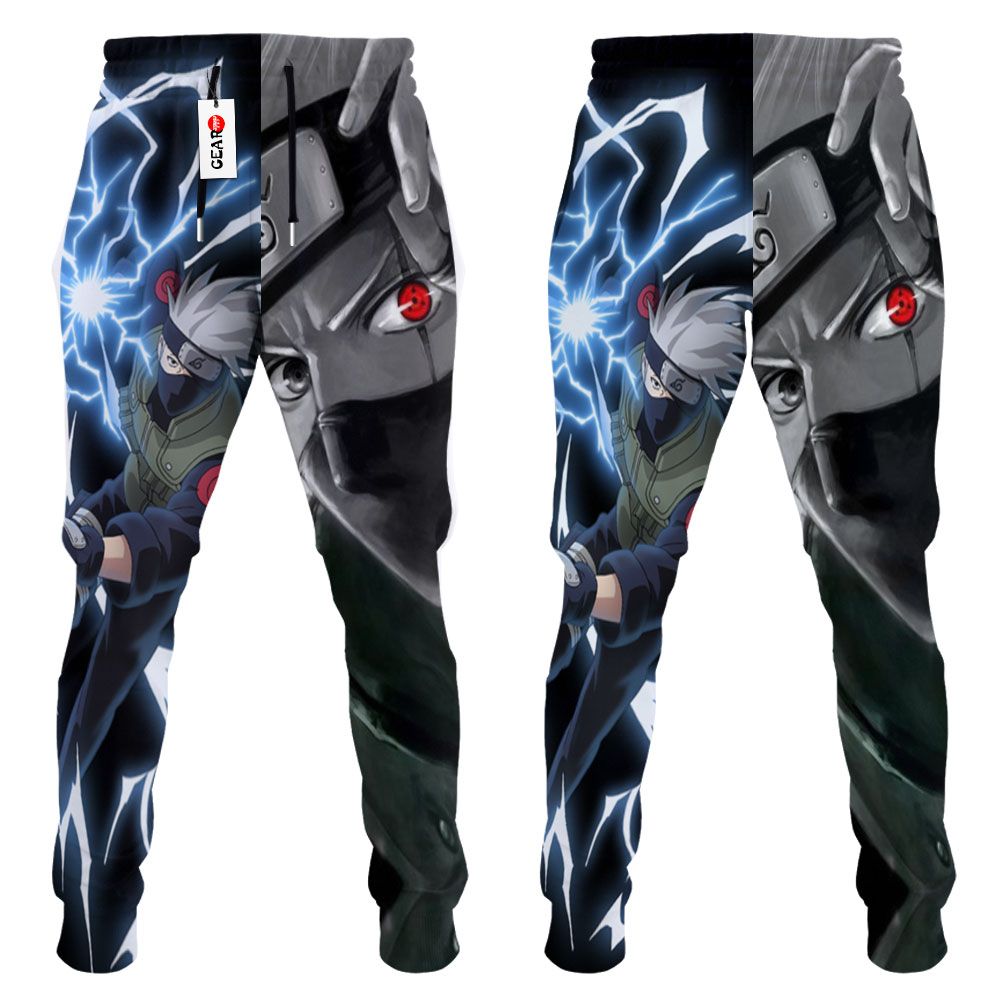 Hatake Kakashi Sweatpants Custom Anime Naruto Joggers Merch G01210
