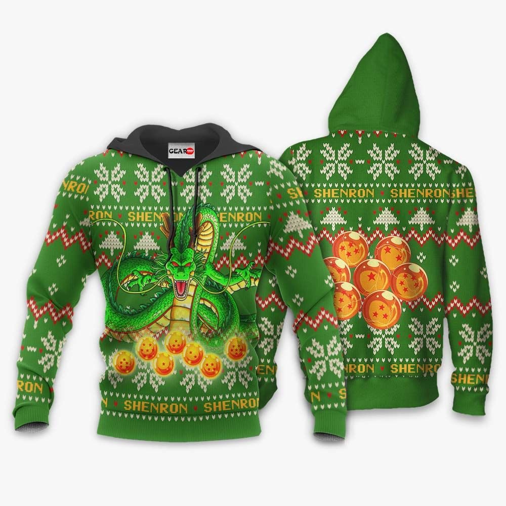 Shenron Ugly Christmas Sweater Custom Anime Dragon Ball Xmas Gifts GO0110