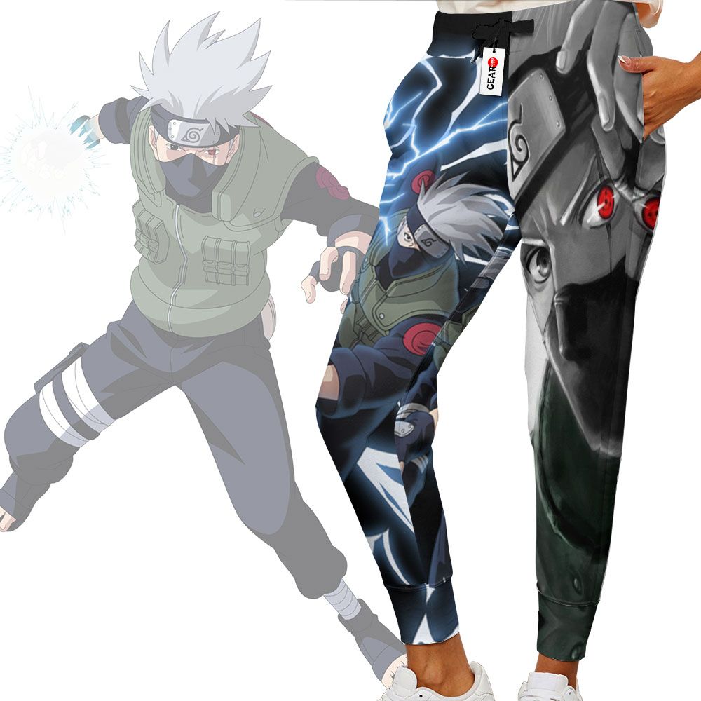 Hatake Kakashi Sweatpants Custom Anime Naruto Joggers Merch G01210