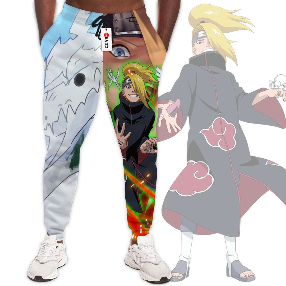 Deidara Sweatpants Custom Anime Naruto Joggers Merch G01210