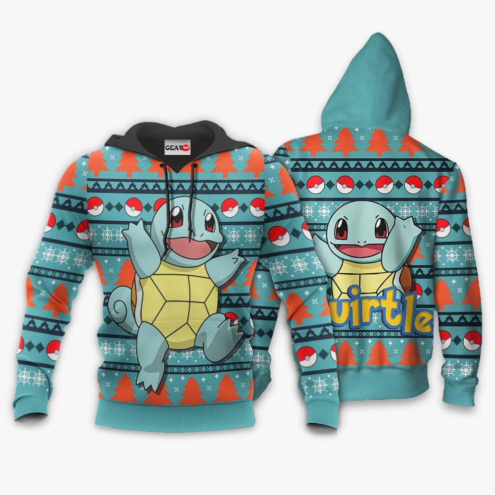 Squirtle Ugly Christmas Sweater Custom Anime Pokemon Xmas Gifts GO0110