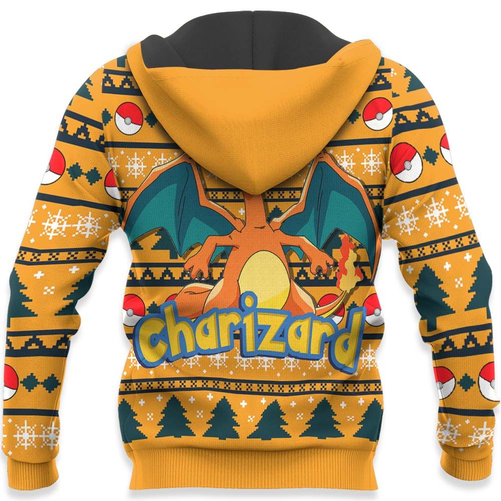 Charizard Ugly Christmas Sweater Custom Anime Pokemon Xmas Gifts GO0110