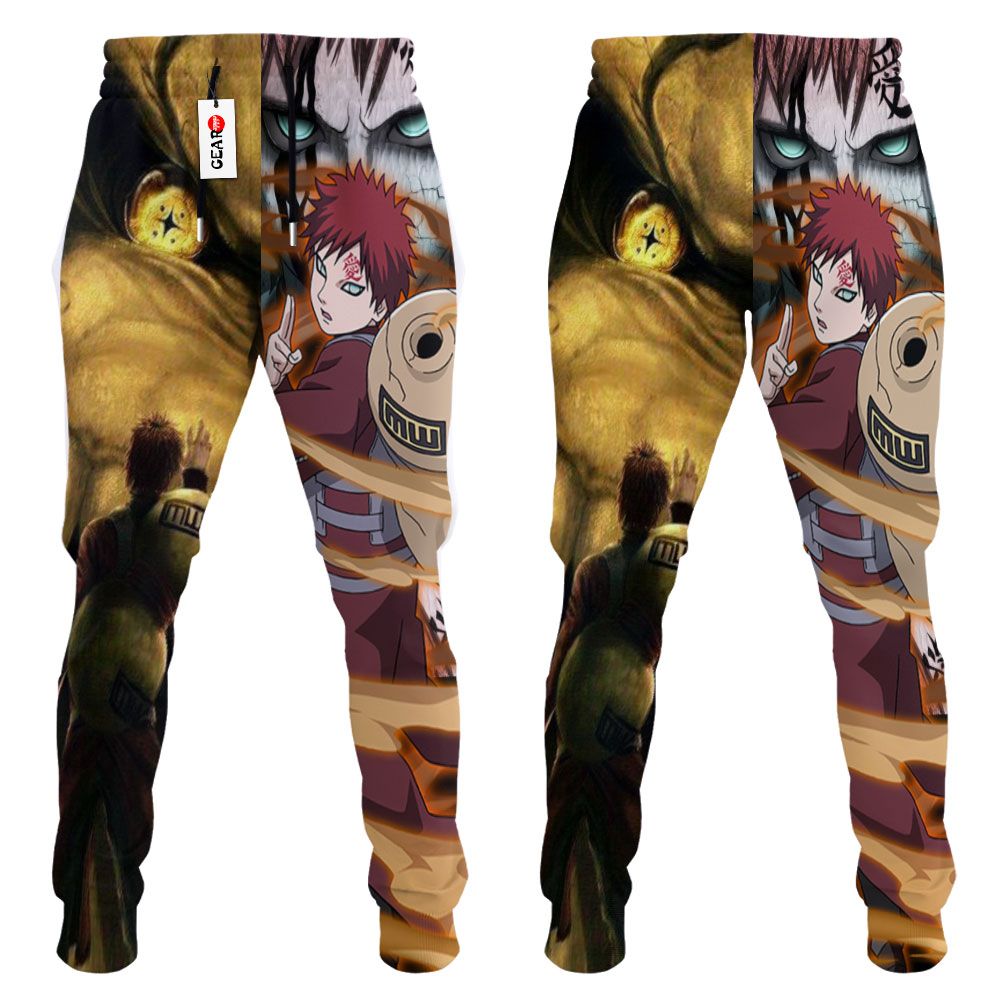 Gaara Sweatpants Custom Anime Naruto Joggers Merch G01210