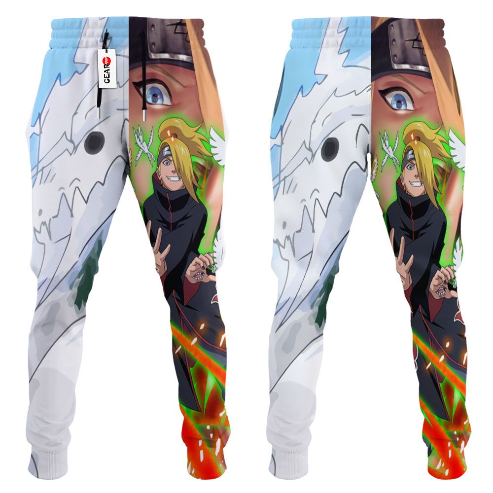 Deidara Sweatpants Custom Anime Naruto Joggers Merch G01210