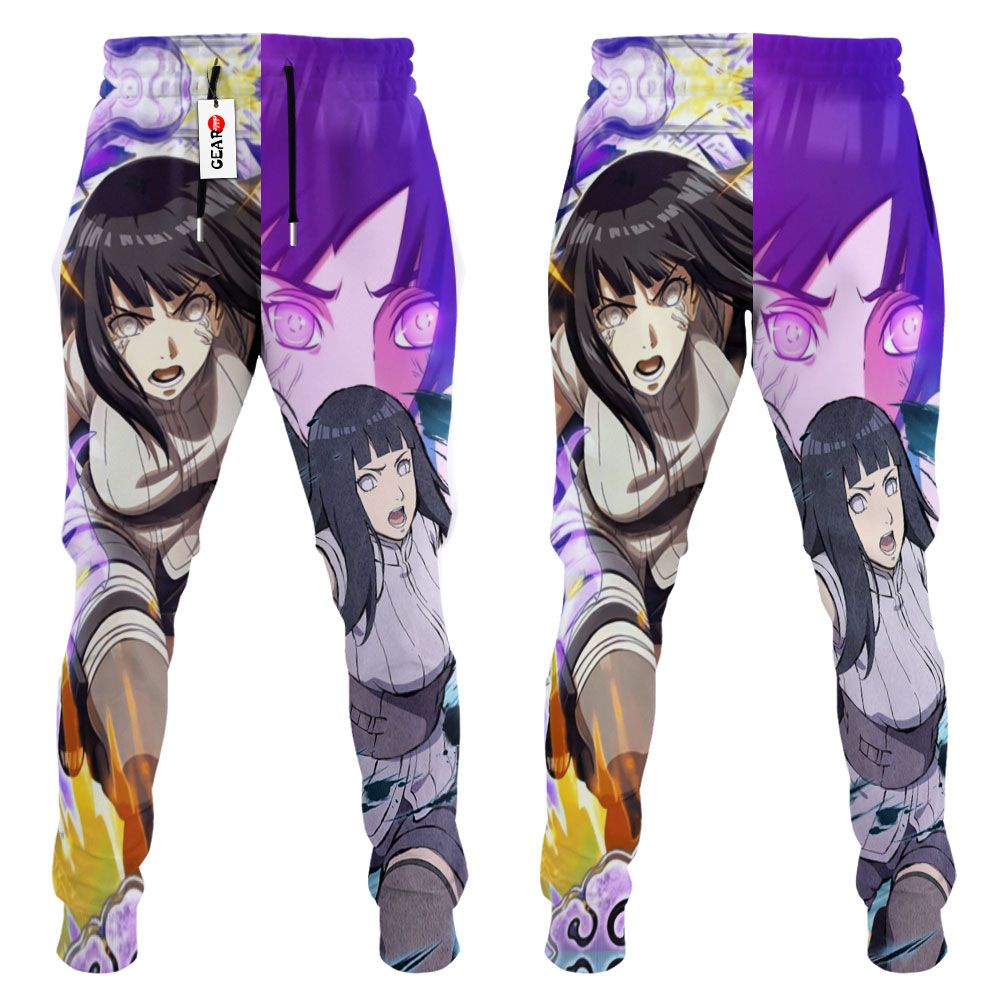 Hyuga Hinata Sweatpants Custom Anime Naruto Joggers Merch G01210