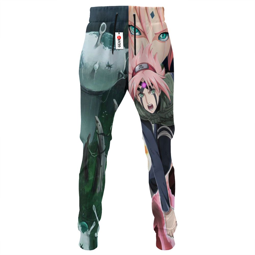 Haruno Sakura Sweatpants Custom Anime Naruto Joggers Merch G01210