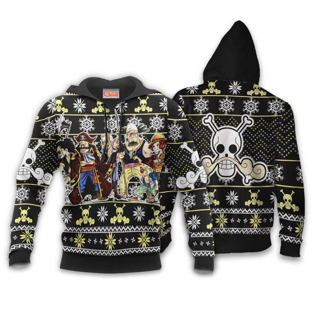 Roger Pirates Ugly Christmas Sweater Custom Anime One Piece Xmas Gifts GO0110