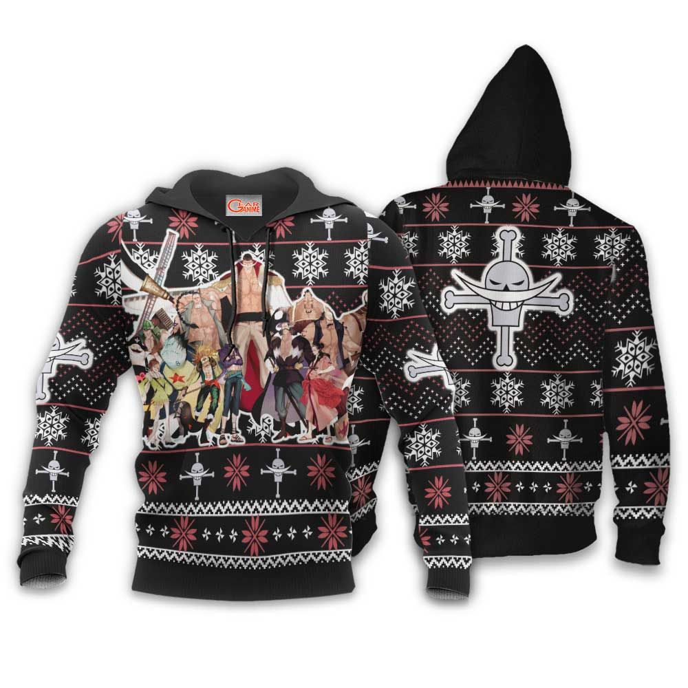 Whitebeard Pirates Ugly Christmas Sweater Custom Anime One Piece Xmas Gifts GO0110