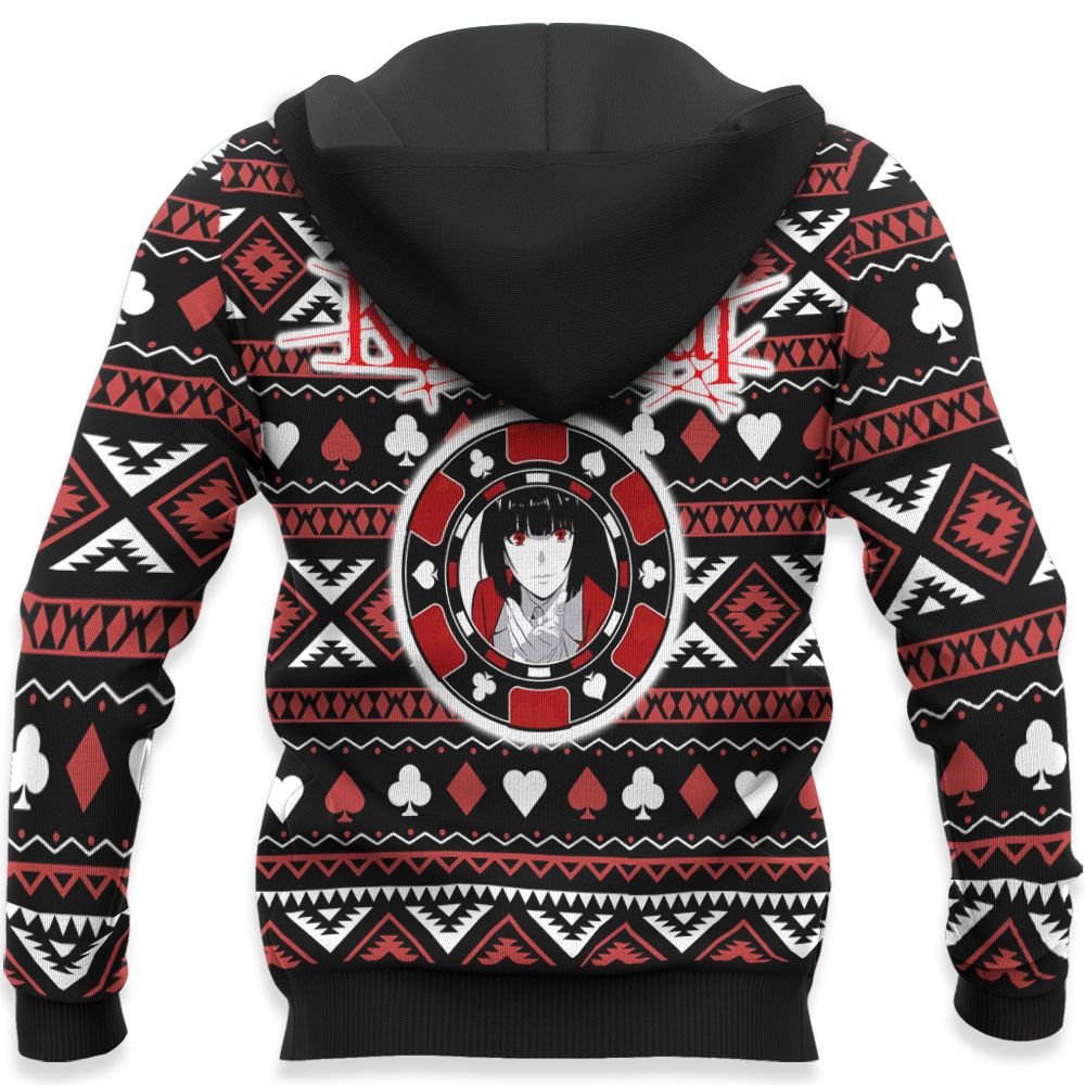 Yumeko Ugly Christmas Sweater Custom Anime Kakegurui Xmas Gifts GO0110