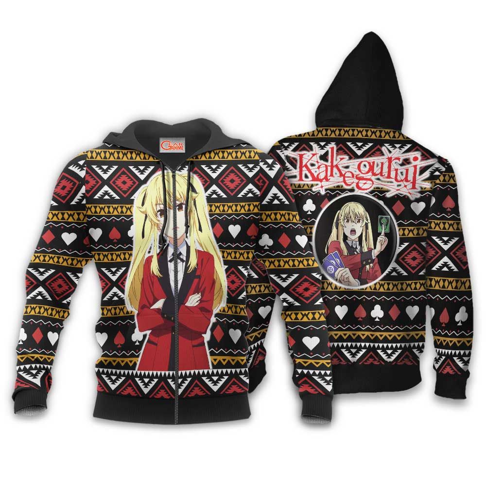 Mary Saotome Ugly Christmas Sweater Custom Anime Kakegurui Xmas Gifts GO0110