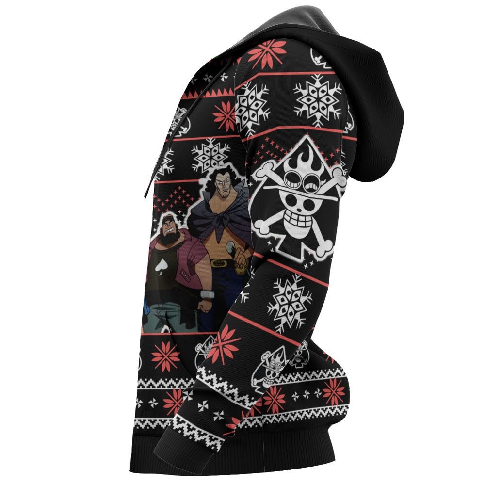 Ace Spade Pirates Ugly Christmas Sweater Custom Anime One Piece Xmas Gifts GO0110