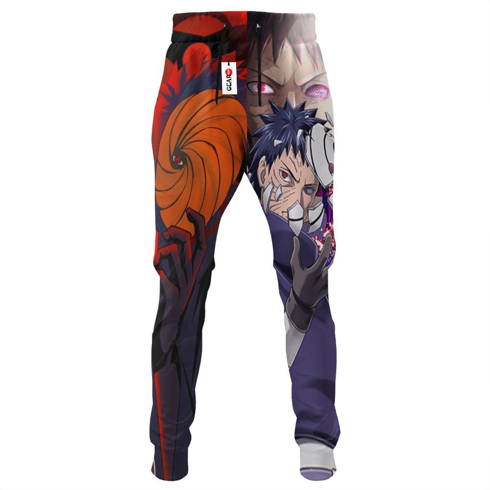 Tobi Akatsuki Sweatpants Custom Anime Naruto Joggers Merch G01210