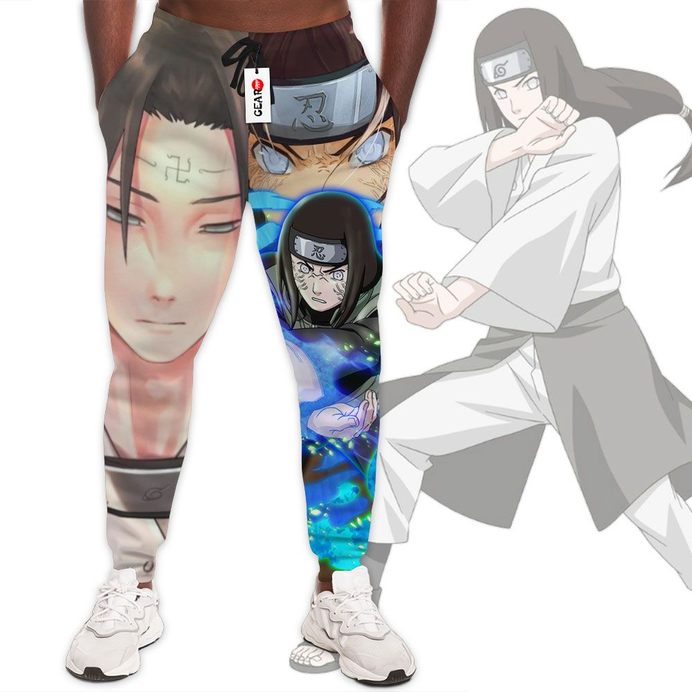 Neji Hyuga Sweatpants Custom Anime Naruto Joggers Merch G01210