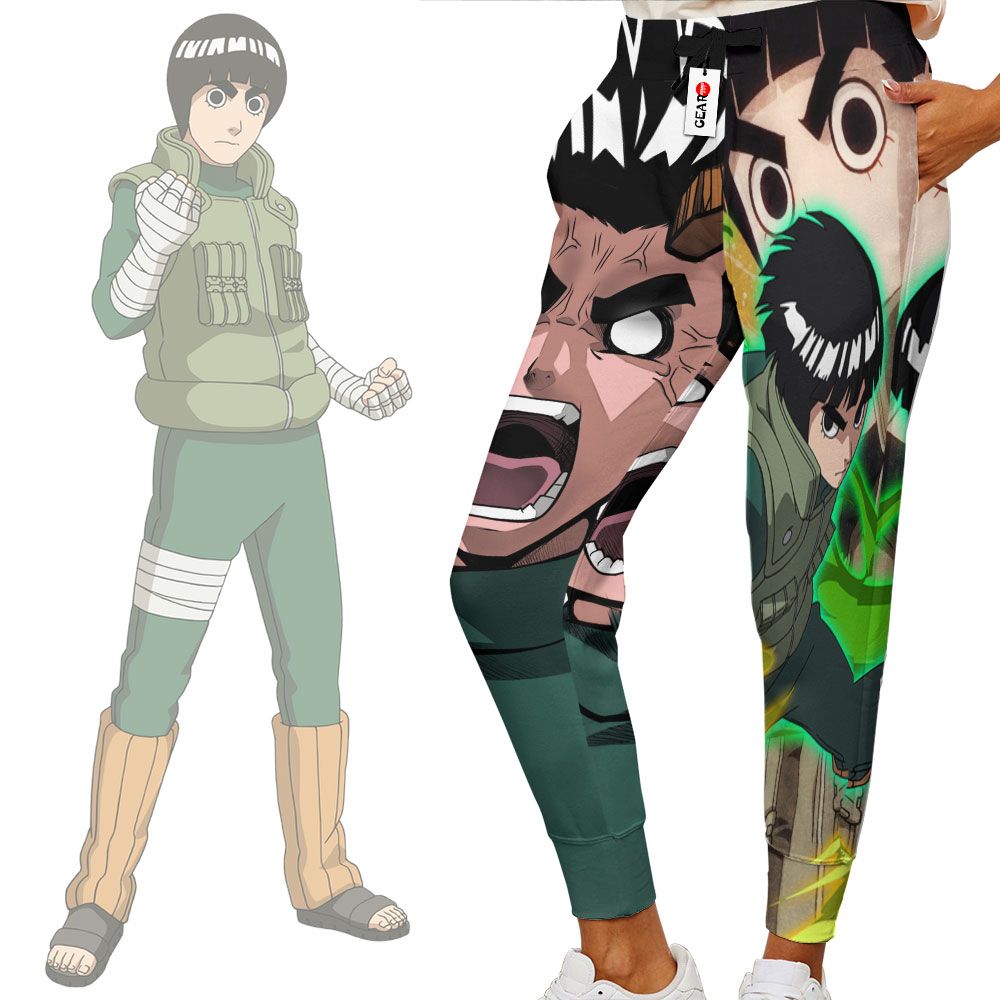 Rock Lee Sweatpants Custom Anime Naruto Joggers Merch G01210