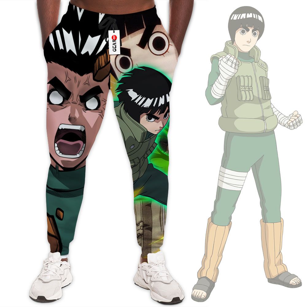 Rock Lee Sweatpants Custom Anime Naruto Joggers Merch G01210