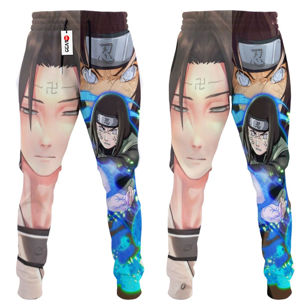 Neji Hyuga Sweatpants Custom Anime Naruto Joggers Merch G01210