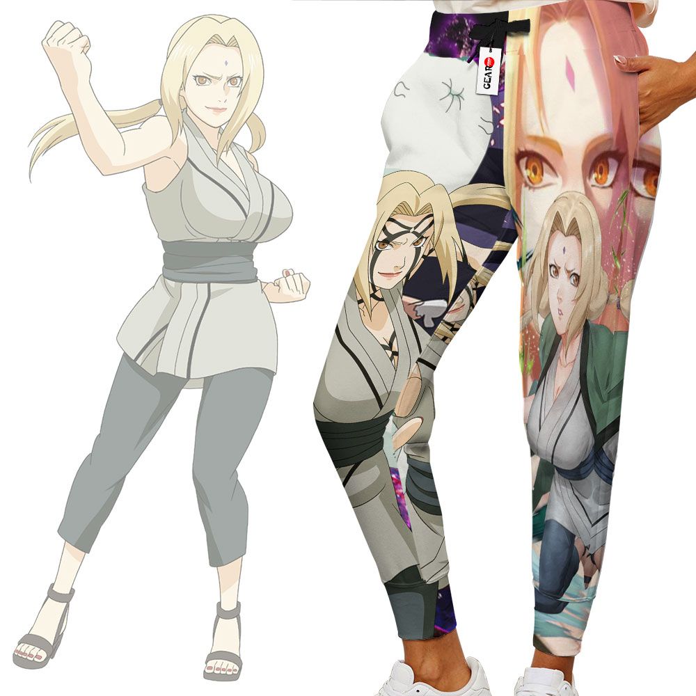 Tsunade Sweatpants Custom Anime Naruto Joggers Merch G01210