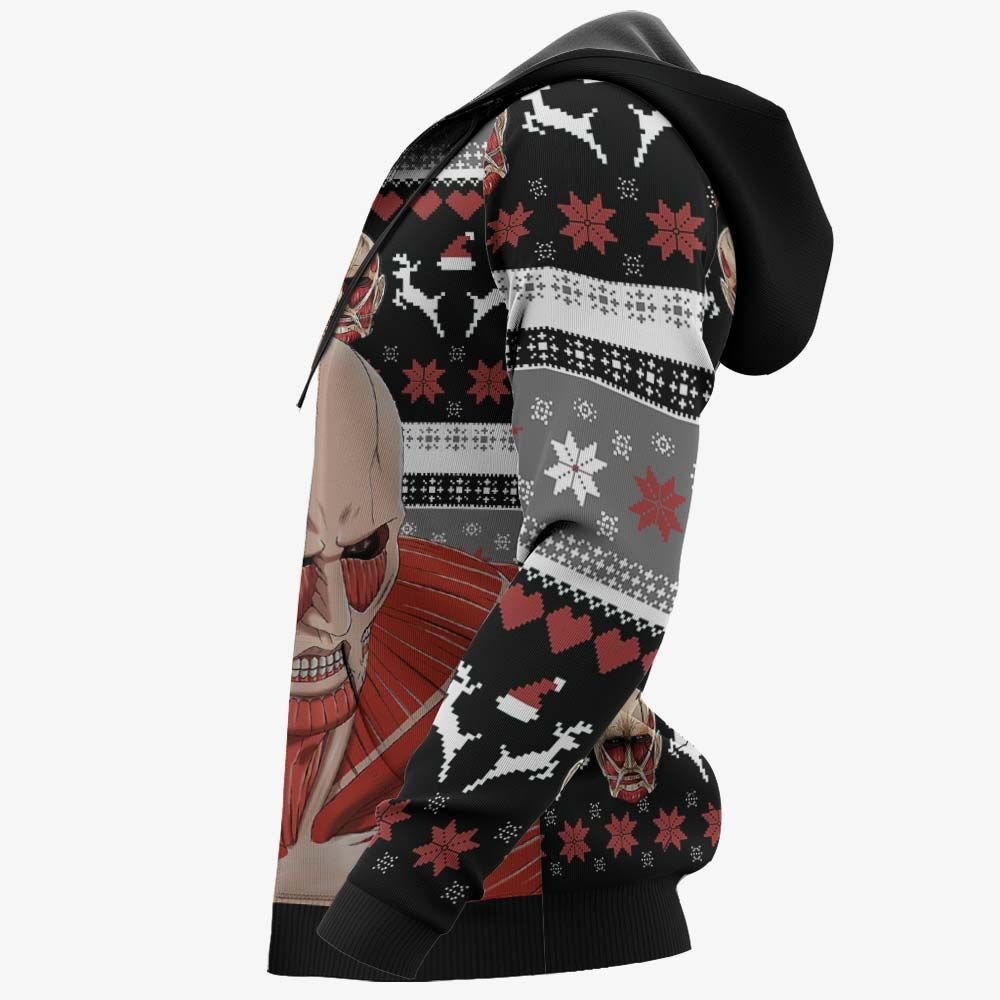 Giant Titan Ugly Christmas Sweater Custom Anime Attack On Titan Xmas Gifts GO0110