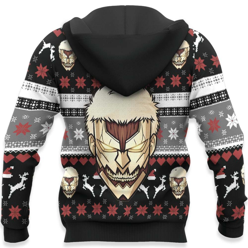Armored Titan Ugly Christmas Sweater Custom Anime Attack On Titan Xmas Gifts GO0110
