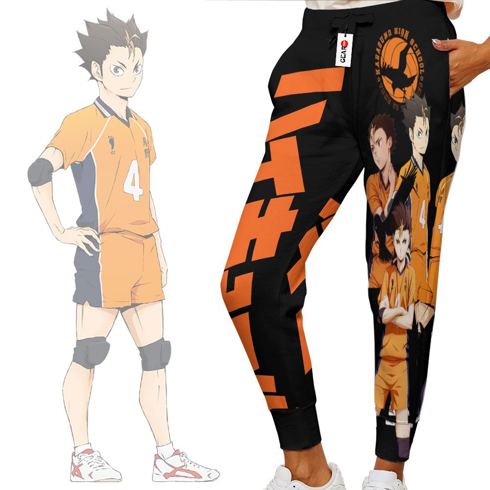 Yuu Nishinoya Sweatpants Custom Anime Haikyuu Joggers Merch G01210