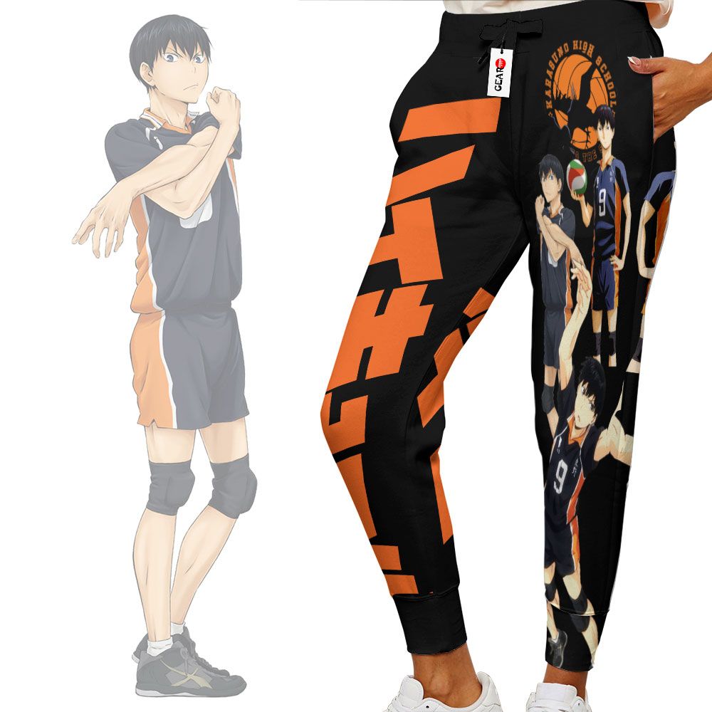 Tobio Kageyama Sweatpants Custom Anime Haikyuu Joggers Merch G01210