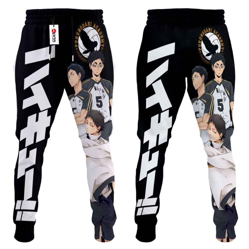 Keiji Akaashi Sweatpants Custom Anime Haikyuu Joggers Merch G01210