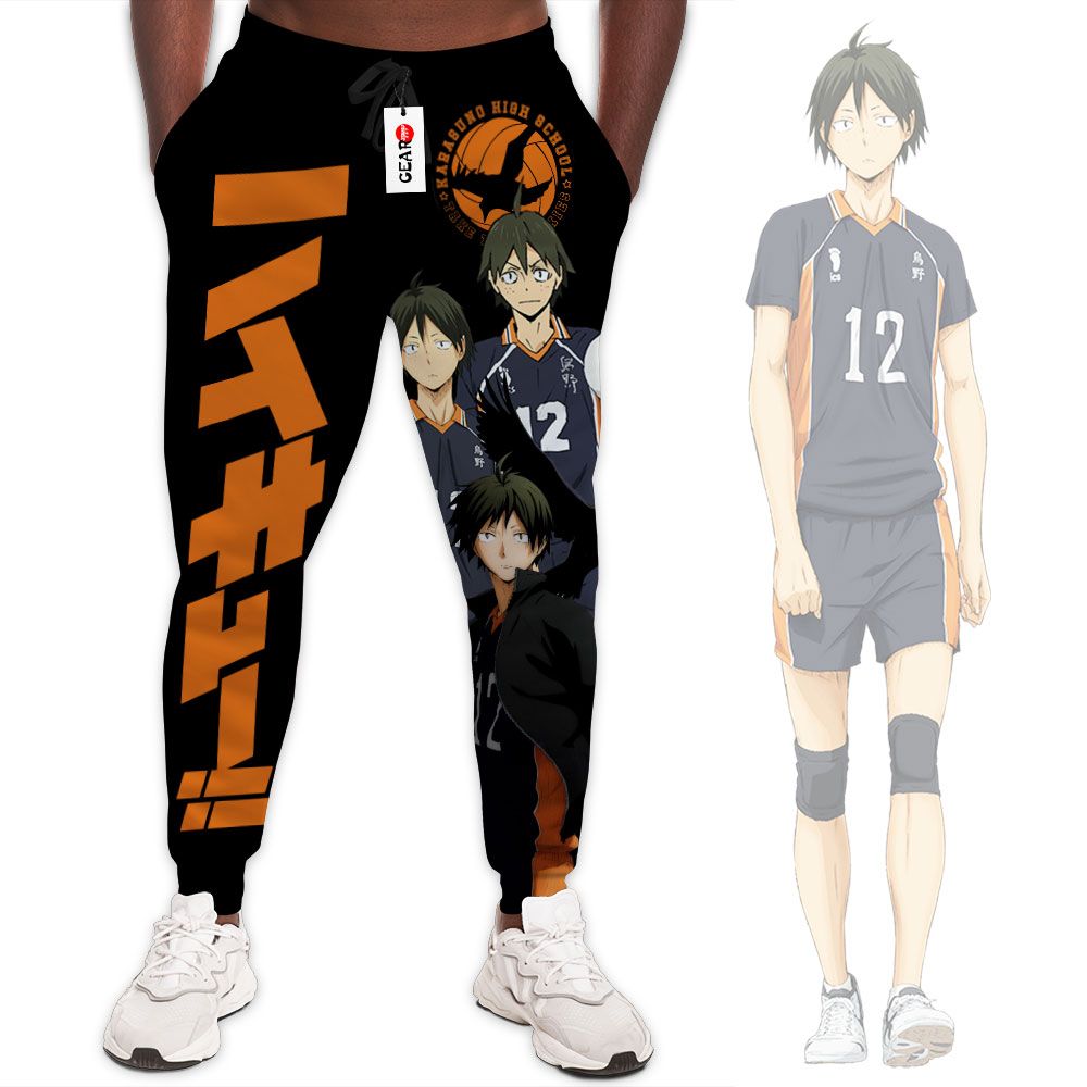 Tadashi Yamaguchi Sweatpants Custom Anime Haikyuu Joggers Merch G01210