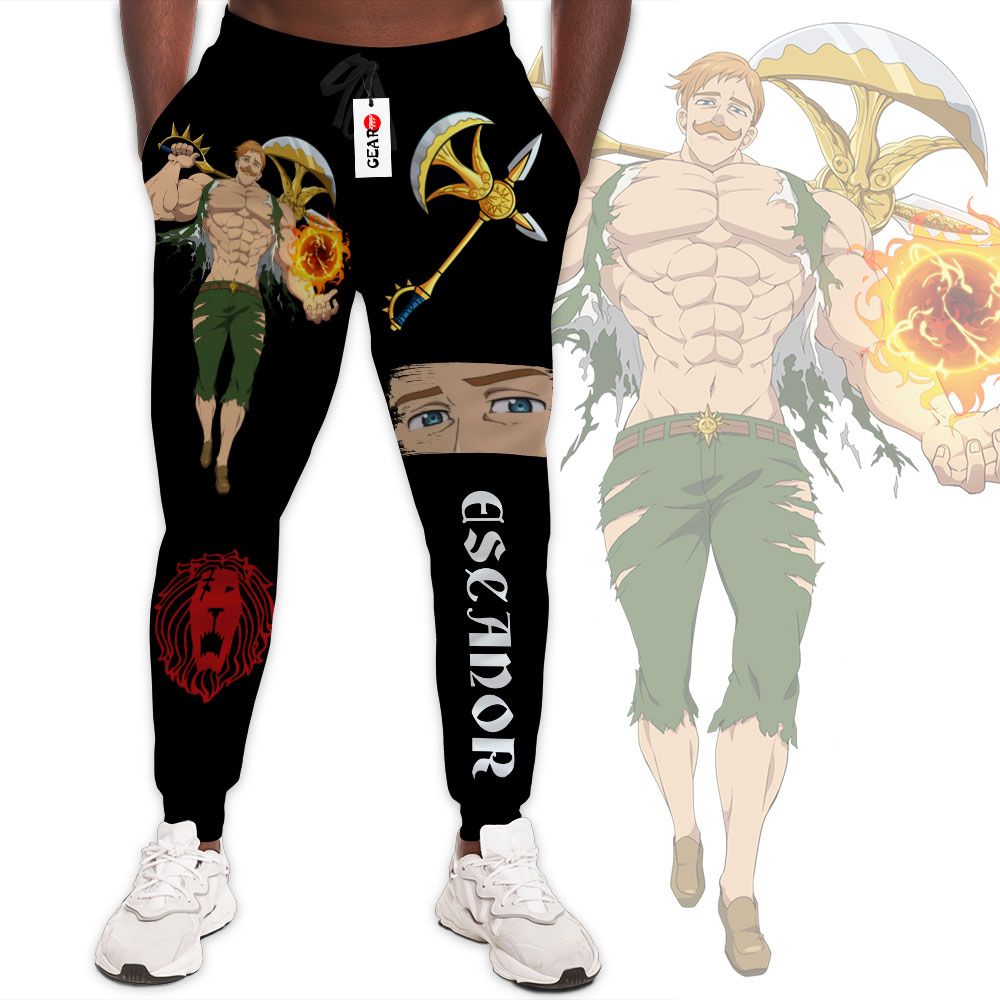Escanor Sweatpants Custom Anime Seven Deadly Sins Joggers Merch G01210