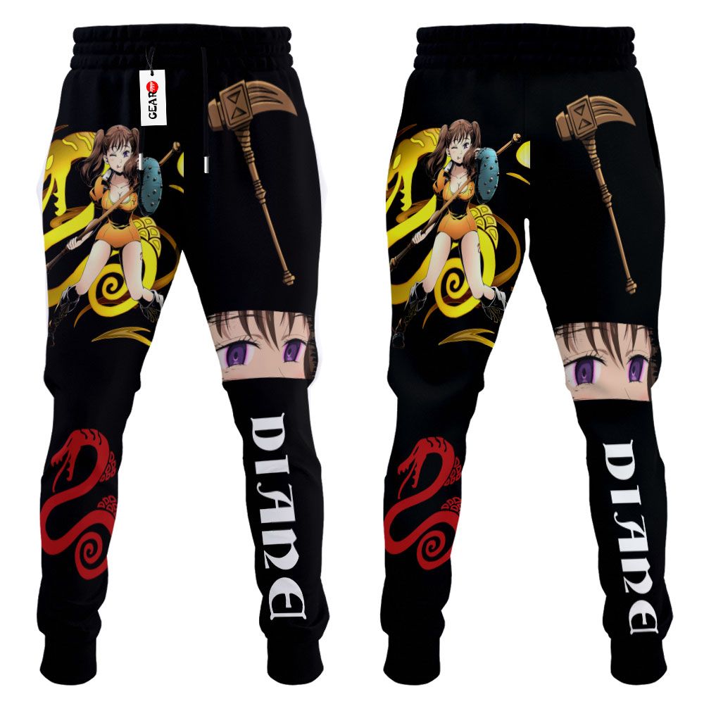 Diane Sweatpants Custom Anime Seven Deadly Sins Joggers Merch G01210