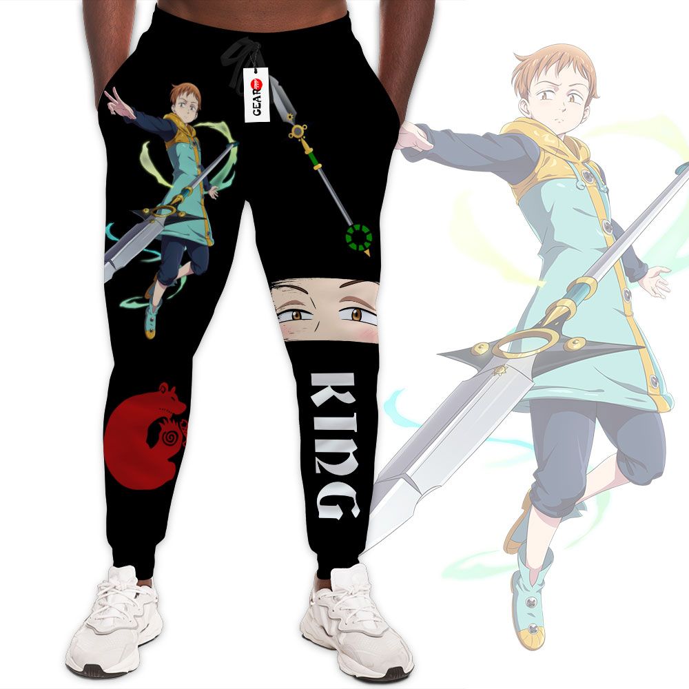 Grizzly's Sin of Sloth King Sweatpants Custom Anime Seven Deadly Sins Joggers Merch G01210