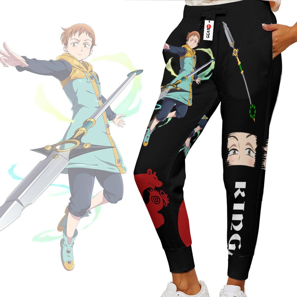 Grizzly's Sin of Sloth King Sweatpants Custom Anime Seven Deadly Sins Joggers Merch G01210