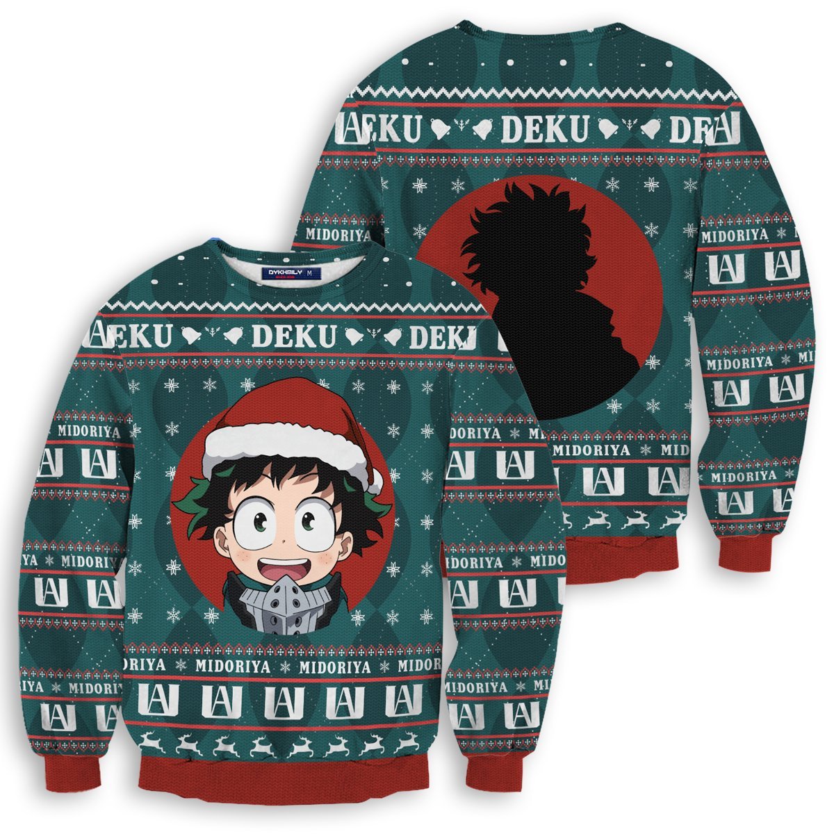 Baby Deku Christmas Unisex Wool Sweater FDM0310 S Official Otaku Treat Merch