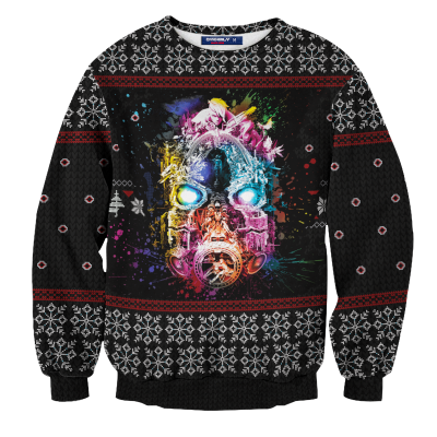 Borderlands Psycho Unisex Wool Sweater FDM0310 S Official Otaku Treat Merch