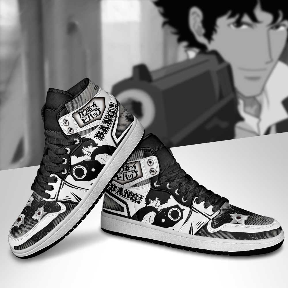 Cowboy Bebop Jordan Sneakers Spike Spiegel Anime Custom Shoes TLM2710