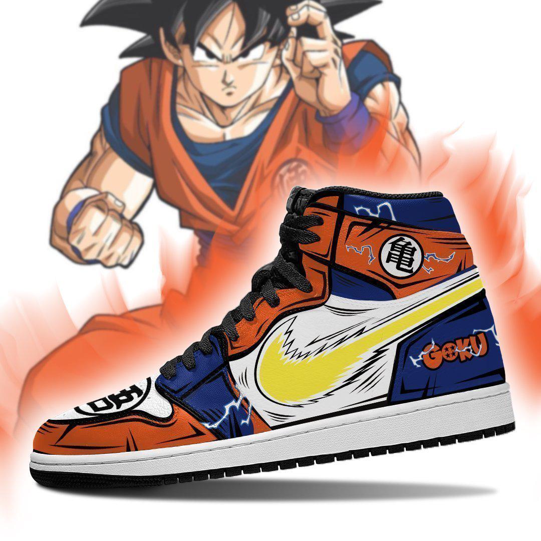 Goku Shoes Boots Dragon Ball Z Anime Jordan Sneakers Fan Gift Custom Anime Shoes TLM2710