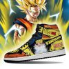 Goku Super Saiyan Jordan Sneakers Dragon Ball Custom Anime Shoes Fan TLM2710
