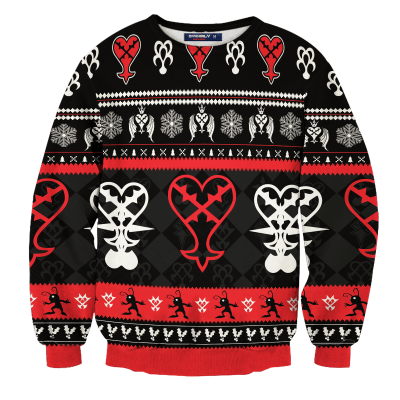 Heartless Christmas v2 Unisex Wool Sweater FDM0310 S Official Otaku Treat Merch