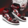 Ken Kaneki Jordan Sneakers Tokyo Ghoul Anime High Top Custom Anime Shoes TLM2710